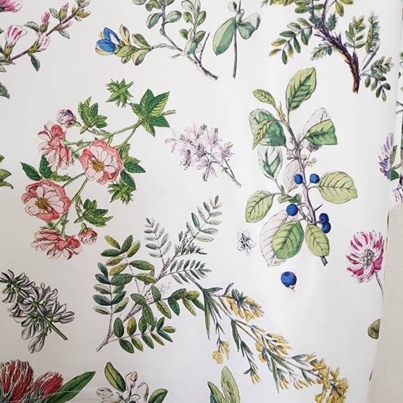 Smith & Quinn Eliza Top Botanical Print White Green size XL - Picture 8 of 9